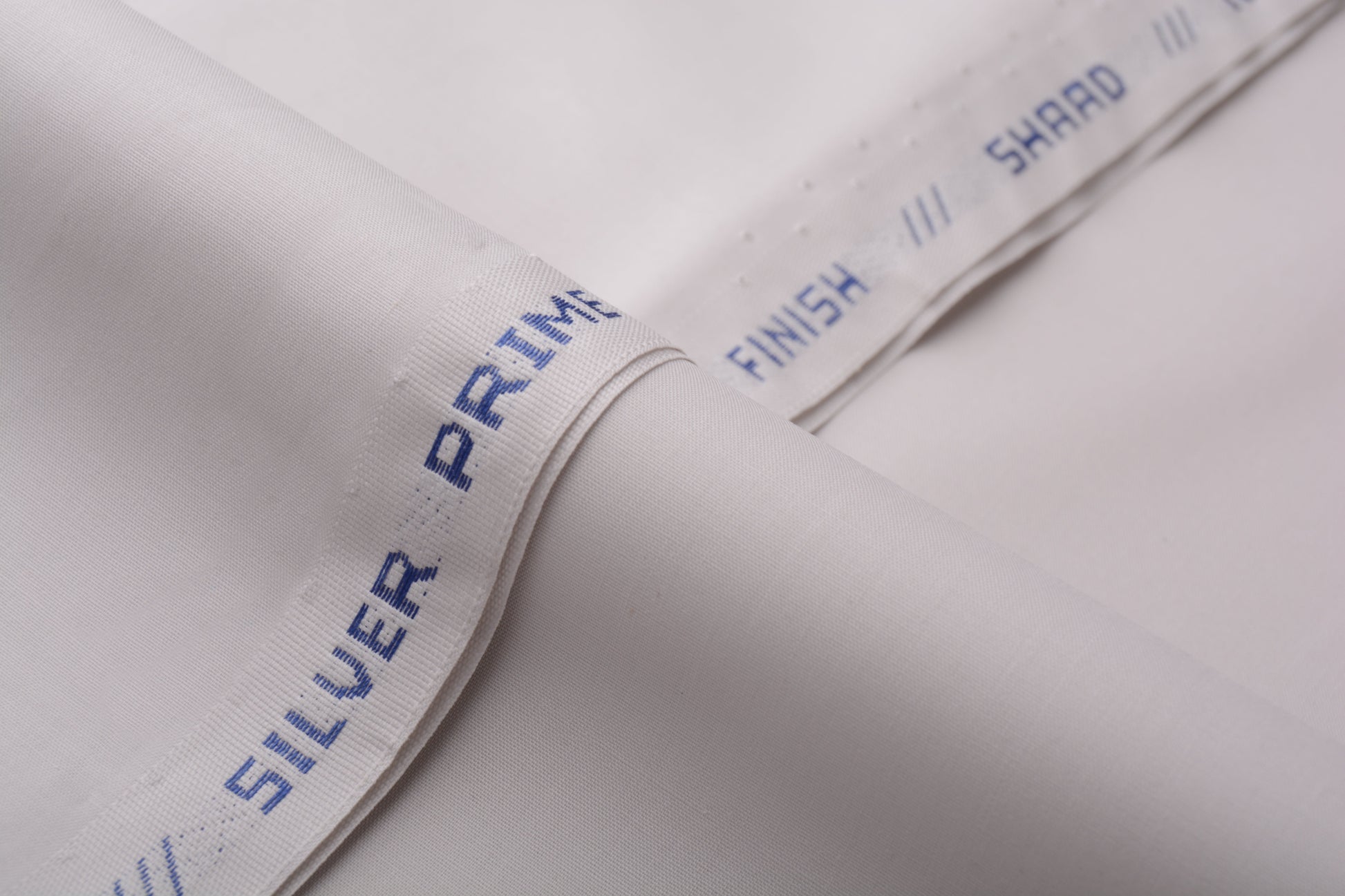 100% EGYPTIAN COTTON - SILVER PRIME (STIFF FINISH)