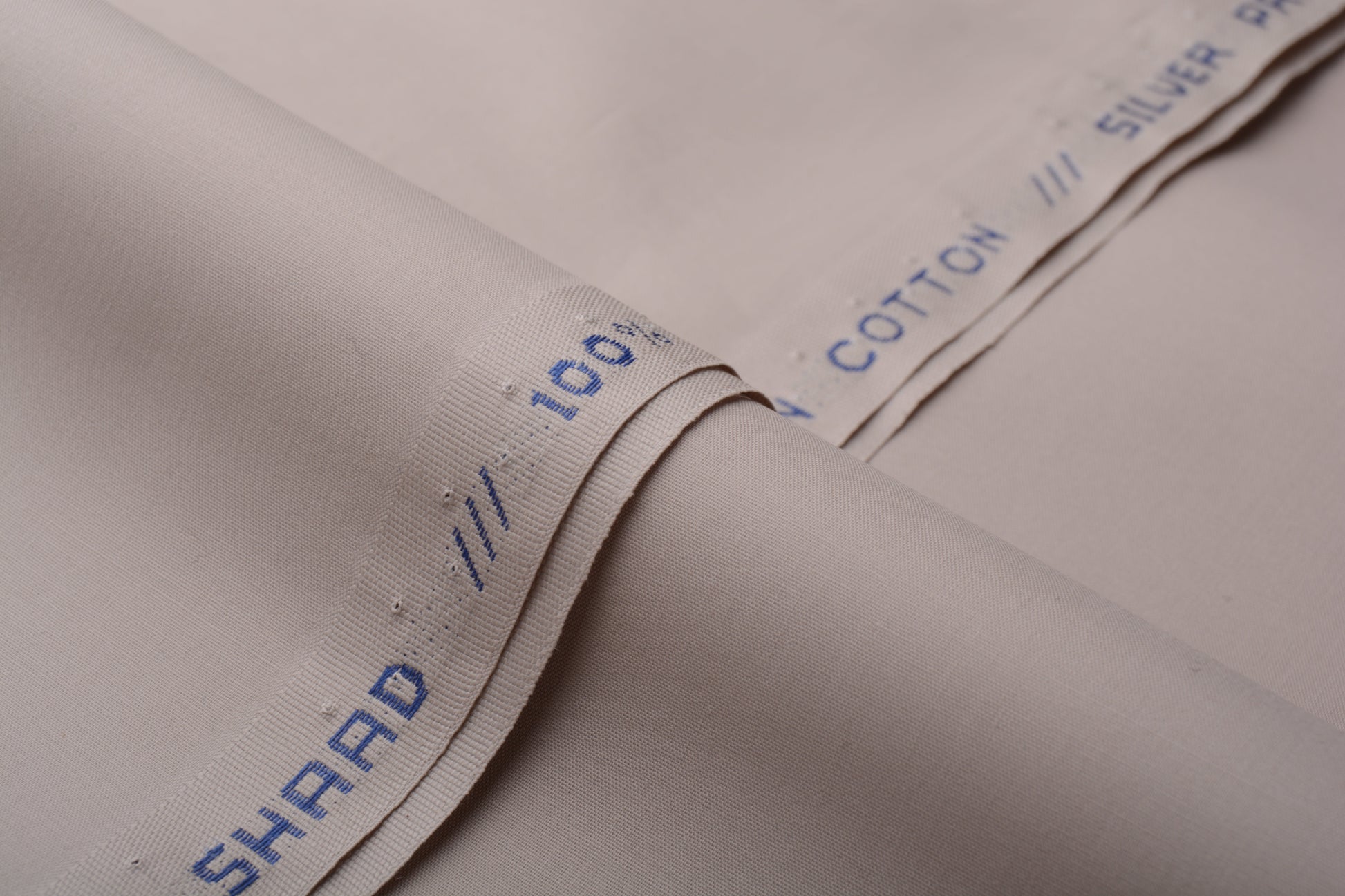 100% EGYPTIAN COTTON - SILVER PRIME (STIFF FINISH)