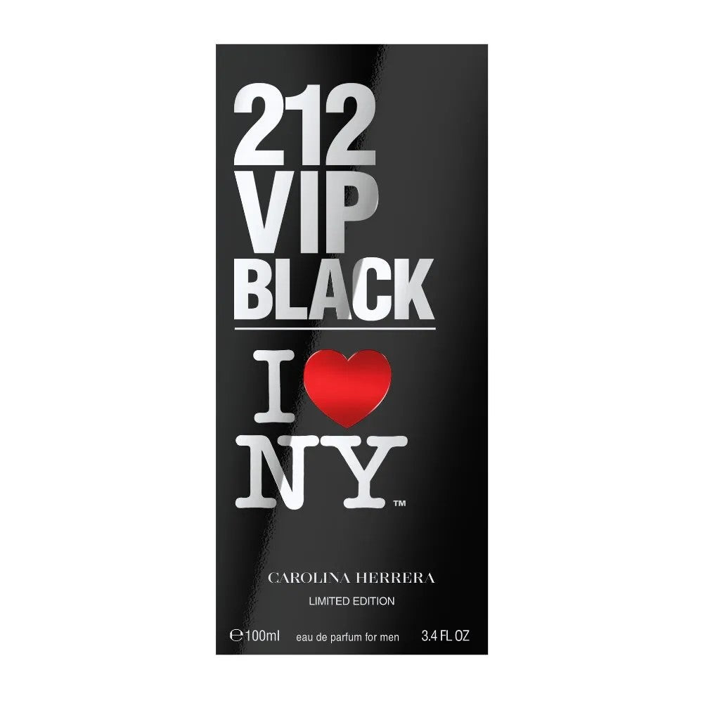 Carolina Herrera 212 Vip Black I Love NY Limited Edition Edp for men 100ml