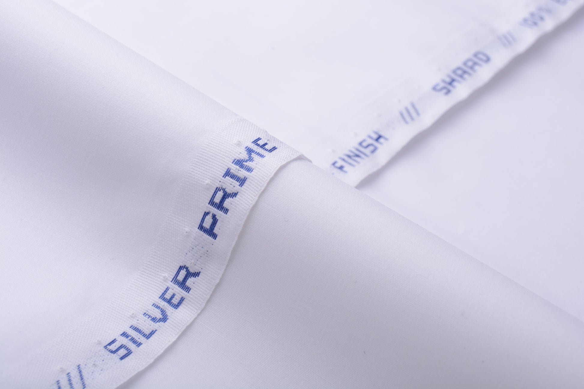 100% EGYPTIAN COTTON - SILVER PRIME (STIFF FINISH)