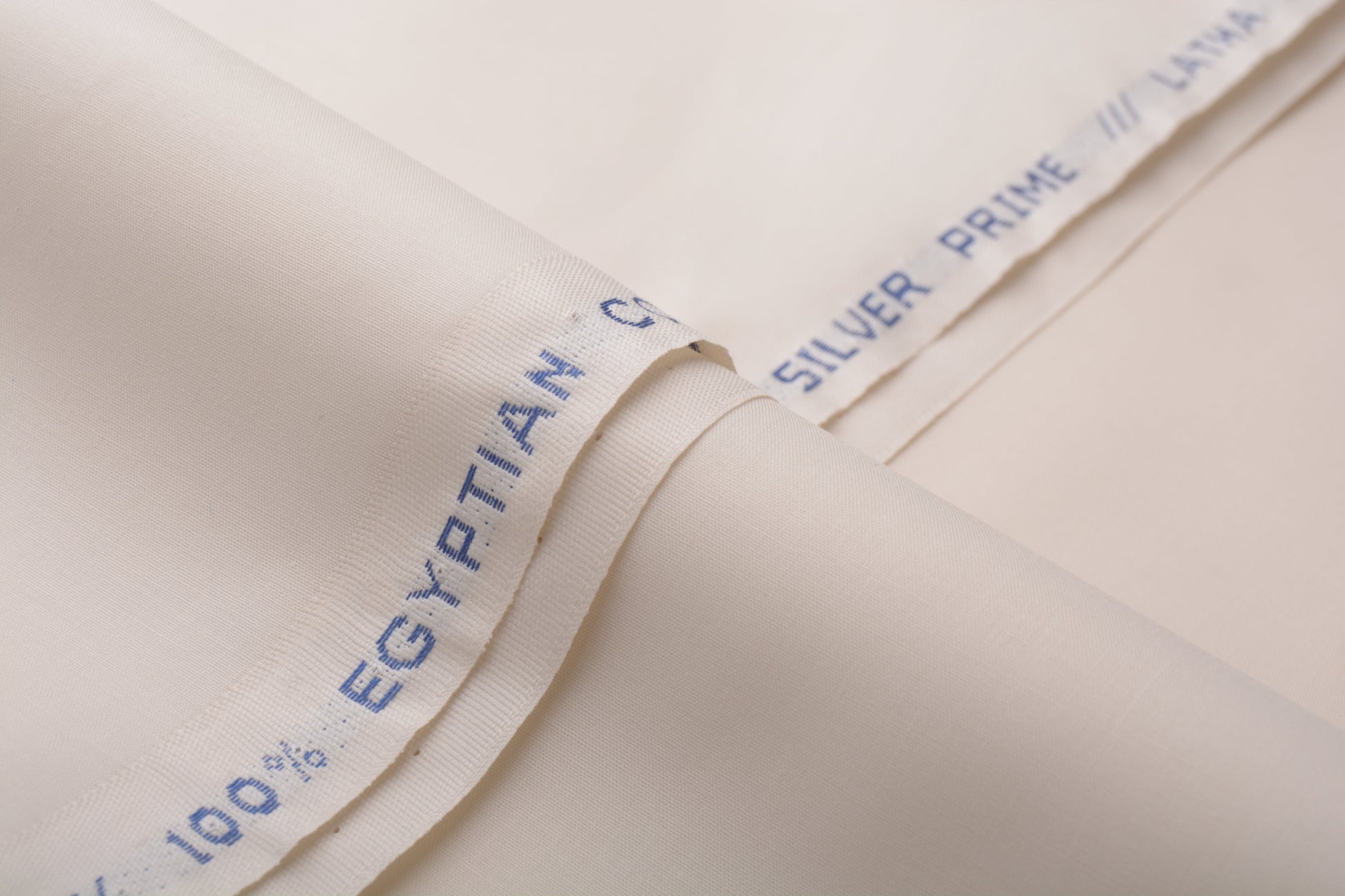 100% EGYPTIAN COTTON - SILVER PRIME (STIFF FINISH)