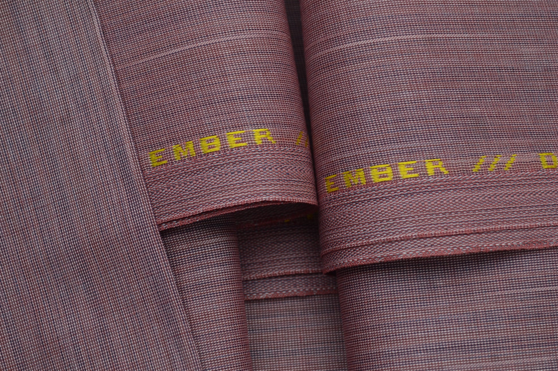 100% COTTON YARN DYED - EMBER