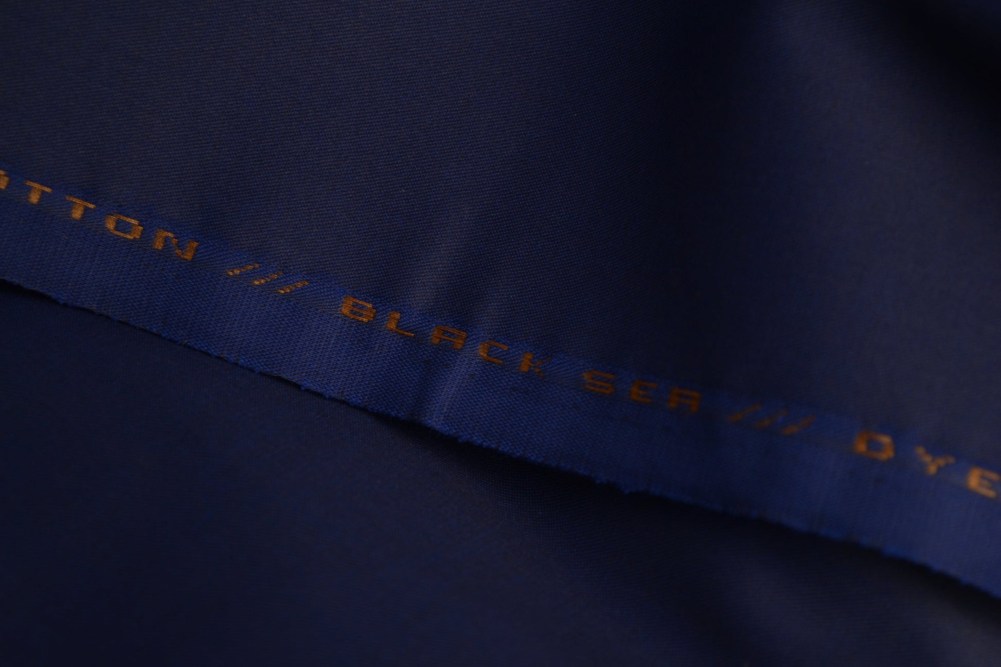 100% COTTON - BLACK SEA (L.A FINISH)